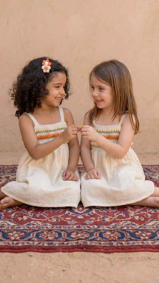 🌞 فستان "نسمة الصيف"
